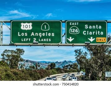 Los Angeles Exit Sign On 101 Stock Photo 750414820 | Shutterstock