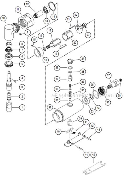 Dynabrade 18010 Parts List and Diagram : eReplacementParts.com