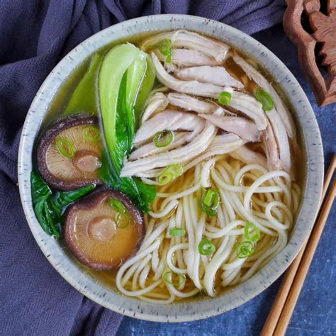 Chinese Chicken Noodle Soup (鸡汤面) - Red House Spice