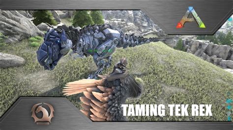 Ark Survival Evolved - Taming Tek Rex / How to tame wild Tek Rex ...