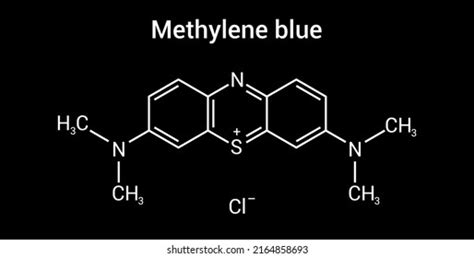 Chemical Structure Methylene Blue Stock Vector (Royalty Free ...