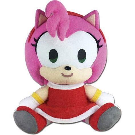 Sonic the Hedgehog Amy Sitting 7" Plush Toy – ThinkCoolToys