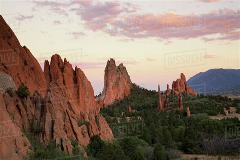 Rural landscape, Colorado Springs, Colorado, America, USA - Stock Photo ...