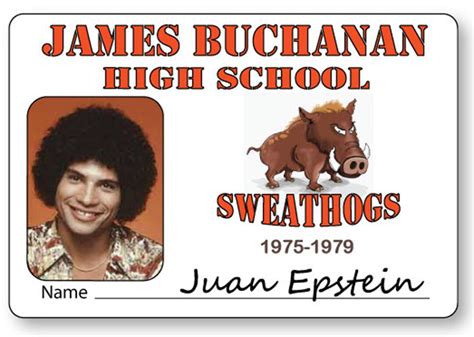 JUAN EPSTEIN Welcome Back Kotter Name Badge With Magnet - Etsy