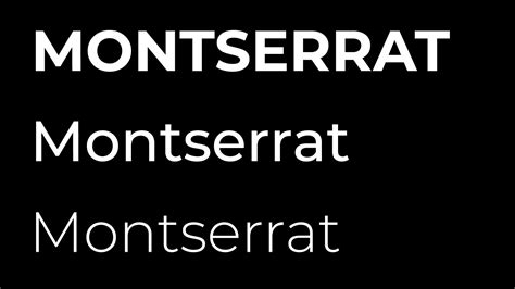 Montserrat Font Family Download — Pixelbag Free Design Resources