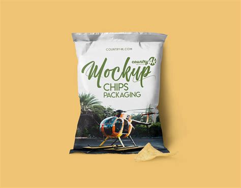 Free Chips Package Mockup (PSD)