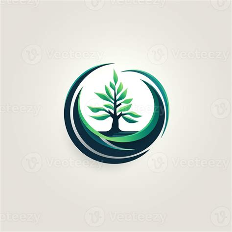 AI generated a futuristic logo of a tree. Generative AI 36102235 Stock ...