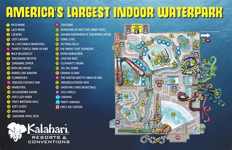 Kalahari Resort Wisconsin Dells Map