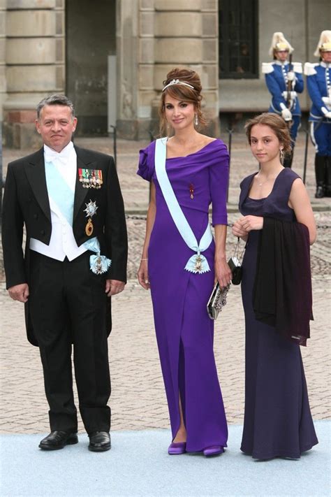 King Abdullah & Queen Rania with their eldest daughter Princess Iman at ...