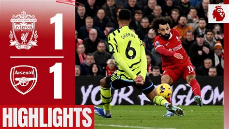 Mo Salah Scores in Premier League Draw | Liverpool 1-1 Arsenal ...