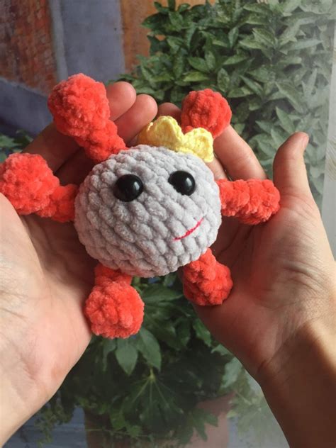 Crochet cute virus Plush keychain gift 2020 Virus unique | Etsy