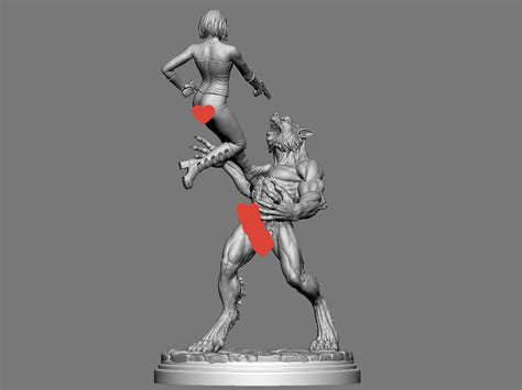 Selene vs Lycan NSFW 3D model 3D printable | CGTrader