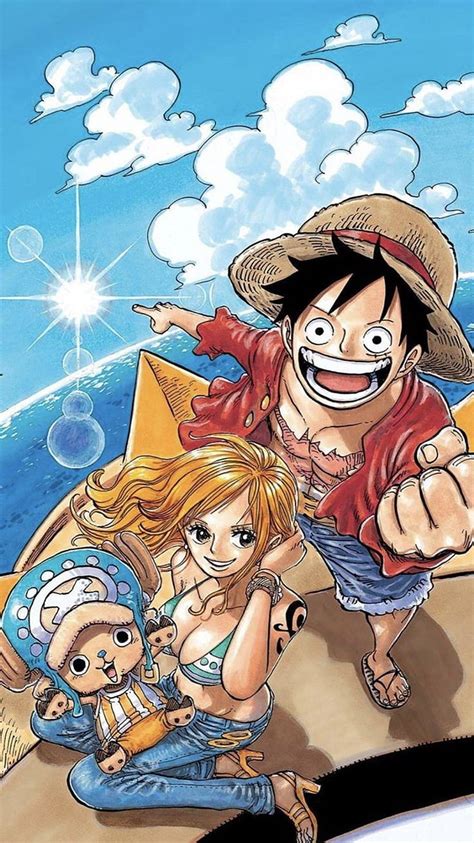 One piece, Anime, Luffy, Nami, Brook, Chopper, Manga, HD phone ...