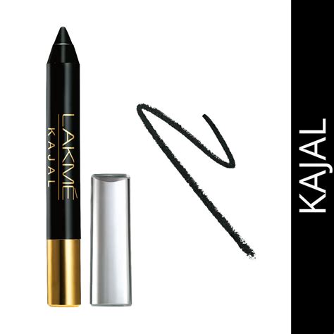 Buy Lakme Black Kajal Pencil Sharpenable Kajal Pencil for Bold Looking ...