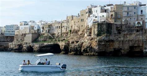 Polignano a Mare: Caves and Grottos Tour by Boat with Spritz | GetYourGuide