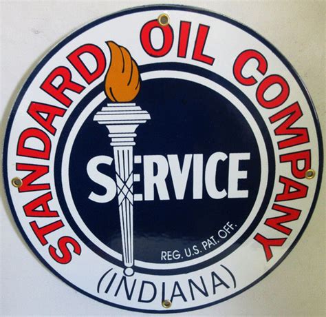 Standard Oil Company 12 New Round Porcelain Metal Sign - Etsy