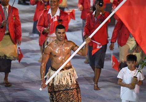 Team Tonga: Meet the Olympic Hunk Everyone's Talking About | ExtraTV.com