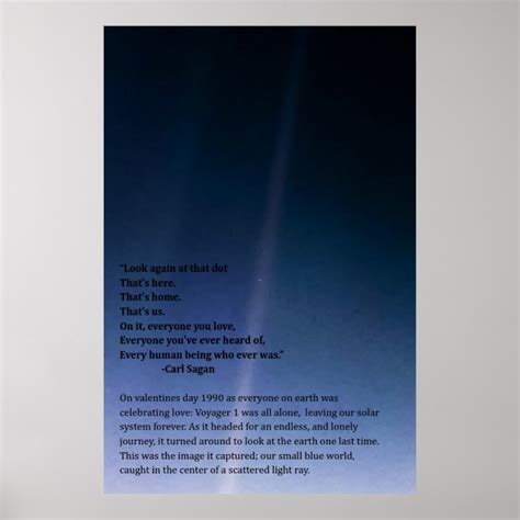 Pale Blue Dot Poster | Zazzle