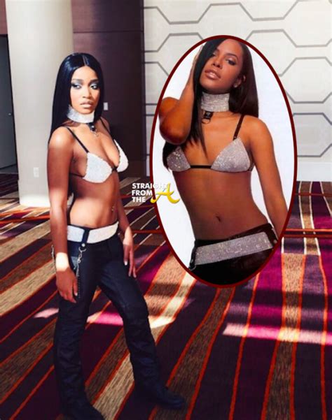 KeKe Palmer Dresses As Aaliyah for Halloween + Recreates ‘Try Again ...