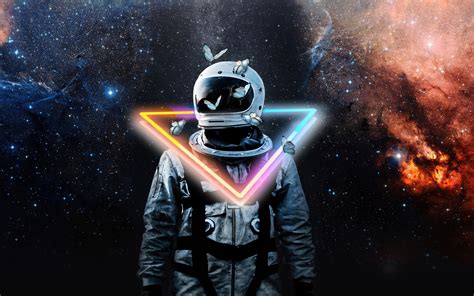 Astronaut Wallpaper 4K, Galaxy, Space suit, Dream