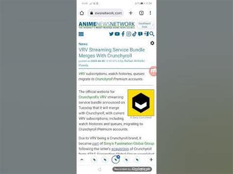 VRV Streaming Service Bundle Merges With Crunchyroll - YouTube
