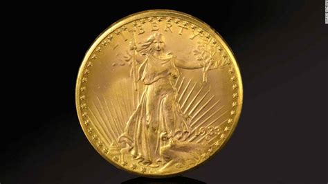 'Double Eagle' 1933 gold coin sells for a record $18.9M in New York ...