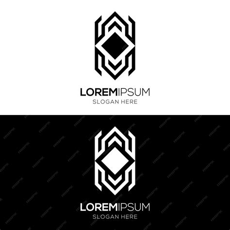 Premium Vector | Geometric logo design template in the form of an ...