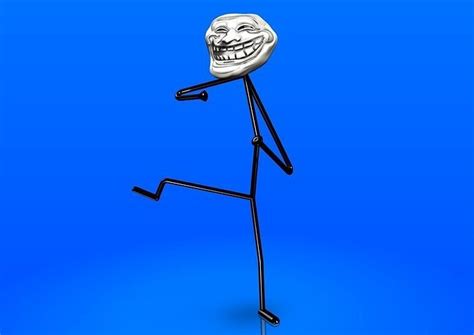 TROLLFACE MEME WITH BODY 3D model 3D printable | CGTrader