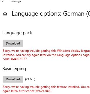 Cannot Install Language Pack on Windows 10 or 11 | Windows OS Hub