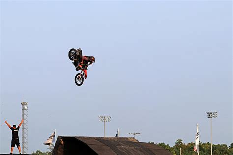 Dirt Bike Stunts - In The Air XVIII Photograph by Debbie Oppermann ...