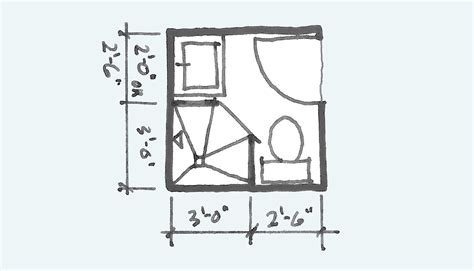 5X6 Bathroom Floor Plan - floorplans.click