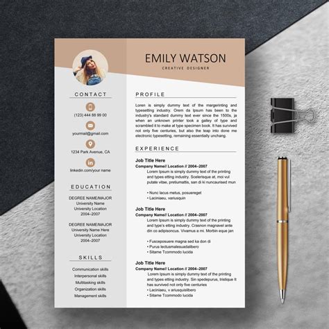 Creative Resume Template | Exclusive Resume Template