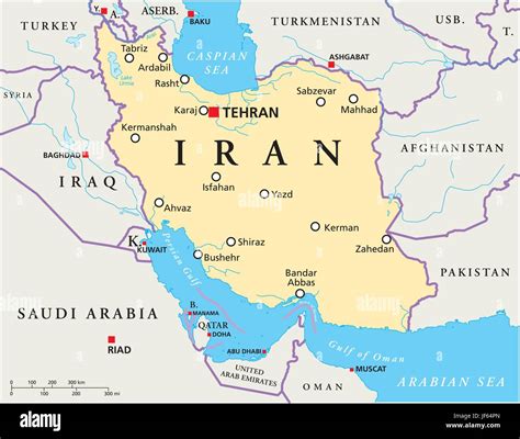 Iran Arab Map