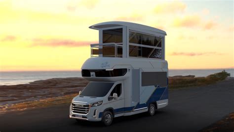 Motorhome com dois andares e elevador é o sonho dos amantes das viagens ...