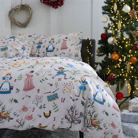 12 Days Christmas Duvet Cover Bedding Bedset By Deyongs Ltd ...