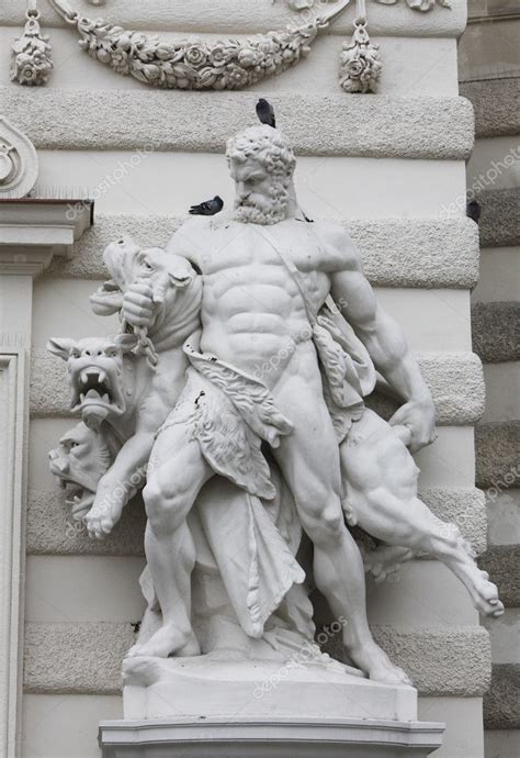 Hercules and Cerberus, Hofburg, Vienna — Stock Photo © zatletic #10510359