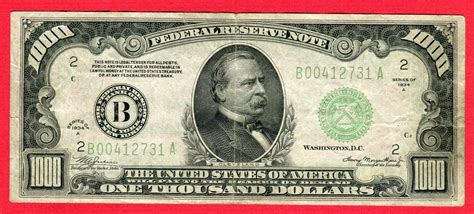 Images Of 1000 Dollar Bill - 1928 1000 One Thousand DOLLAR BILL OLD ...