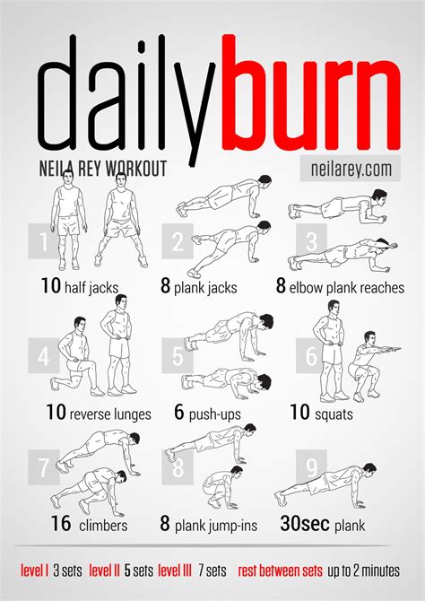 Visual Workout Guides for Full Bodyweight, No Equipment Training ...