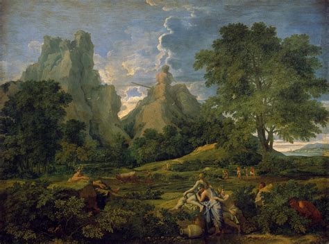 Landscape with Polyphemus - Nicolas Poussin | Endless Paintings