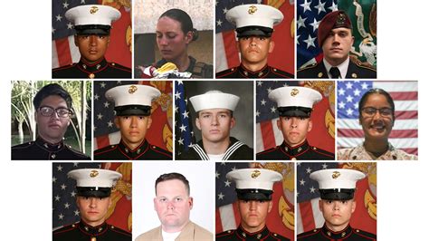 13 service members killed in Kabul attack honored with the ...