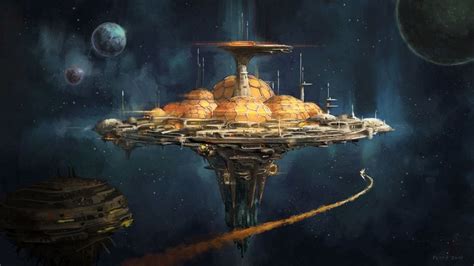 1000+ images about Space Station concept art on Pinterest | Spaceships ...