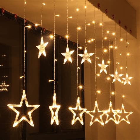 Christmas Lights Window Curtain Christmas Lights 138 LED Curtain String ...