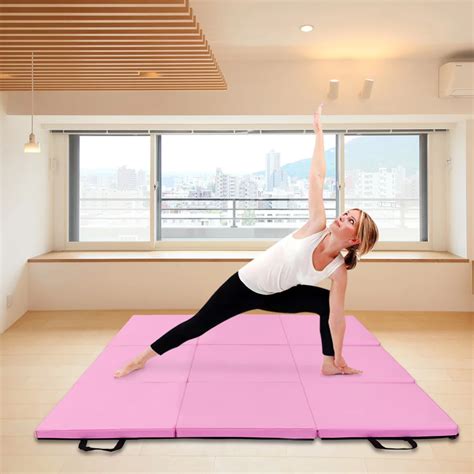 Zimtown Foldable Exercise Mat | Mat exercises, Gymnastics mats, Core ...