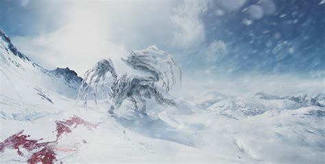 Snow monster on Behance