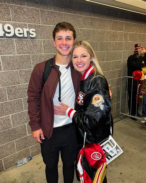 49ers QB Brock Purdy and wife Jenna Brandt's relationship timeline