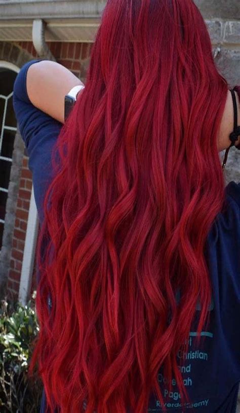 Bright red hair color – Artofit