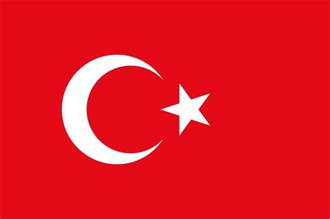 Emoji drapeau de Turquie - country flags