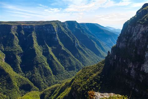 Paisagem da Serra Geral entre o Rio Grande do Sul e Santa Catarina ...