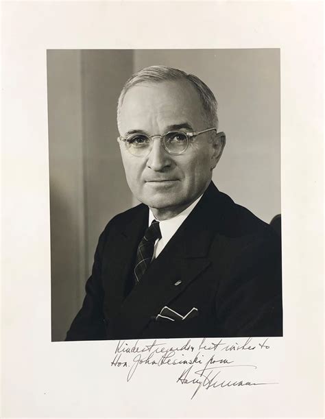 Lot Detail - Harry S. Truman Signed Photo