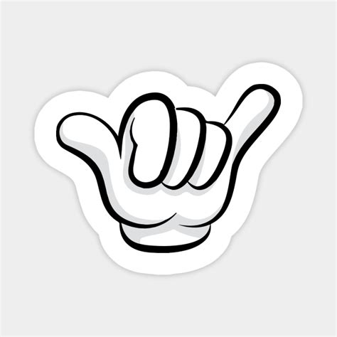 Hang Loose Sign - Mickey Mouse - Magnet | TeePublic